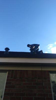 Dryer vent roof top cleaning 
Call today!!!