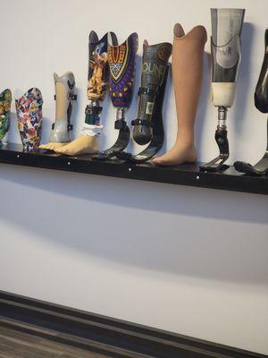 Sample of prosthetics.