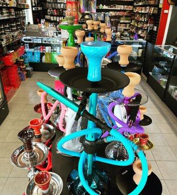 Huge variety of hookahs in all shapes and sizes starting at $9.99!