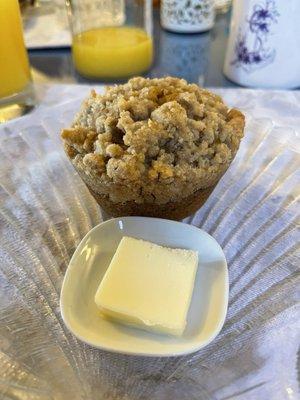 Homemade muffin for breakfast (2nd course)