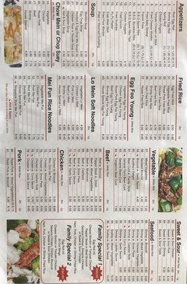 Menu Side 2