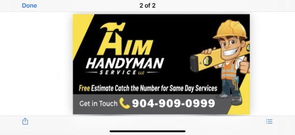 Aim handyman services LLC