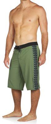 Long Board shorts! 24" outseam 'Tribal Olive'  Best seller!  We offer 3 different lengths in shorts.  19", 21", 24" Something for everyone!