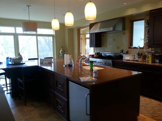 A clean kitchen