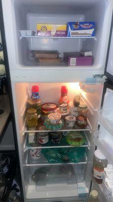 Not just snacks in the pantry, but we also keep it stocked in the fridge too! Come get an ice cream. We love to share