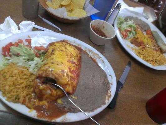 Burrito & Enchilada plates!