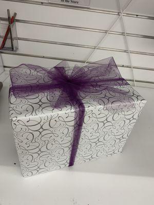 Did you know that you can wrap your gift there?