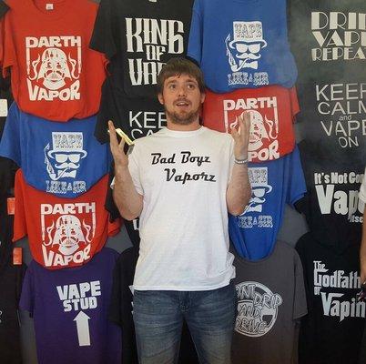 Luke Gardner manager of Bad Boyz Vaporz!