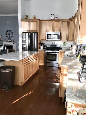 "AFTER" Looks like a BRAND NEW KITCHEN