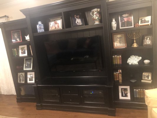 Beautiful entertainment center!