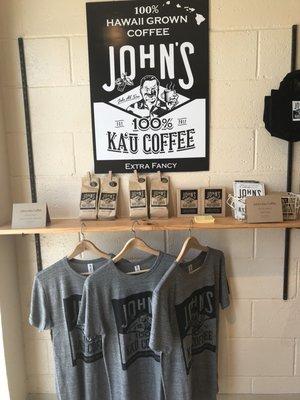 They also sell 100% Kona coffee!