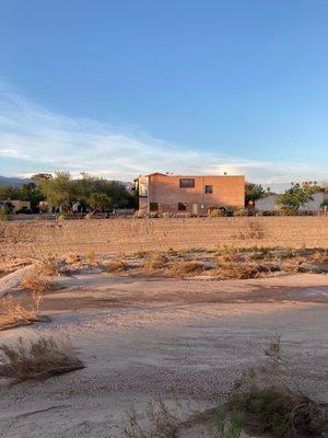 Just off the bike path at grant and tanque verde