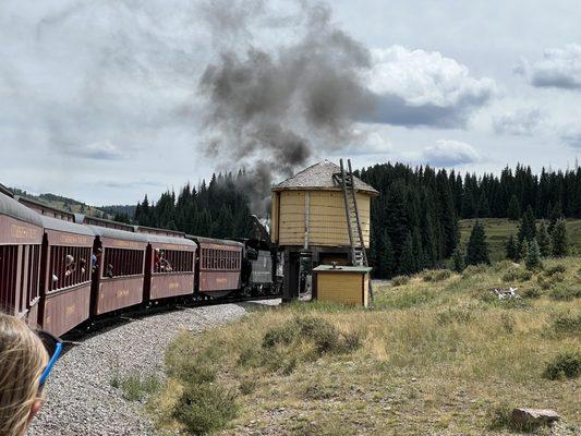 Train ride, entrance across the street from the Victorian.