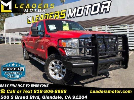 2013 Ford F250 Lariat 6.7L Diesel FX4 4x4 www.leadersmotor.com more trucks please view our inventory