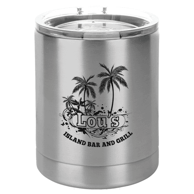 Engraved stainless steel tumbler