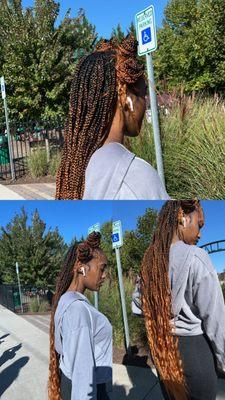 Small Knotless Braids