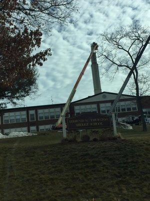 Thurston Middle School -- 850 High Street / Route 109, Westwood            Amazing Upkeep!