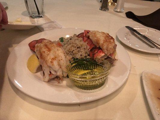 21.99 lobster tail special