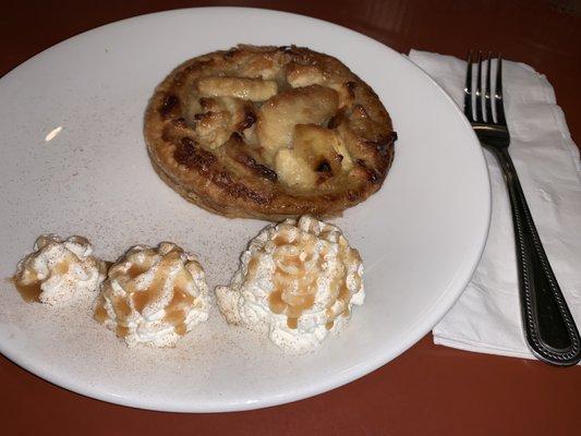 Very good; apple tart.