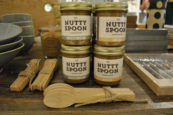 The Nutty Spoon Almond Butter is our new obsession. Made by hand by awesome people in small batches, there's nothing not to love!