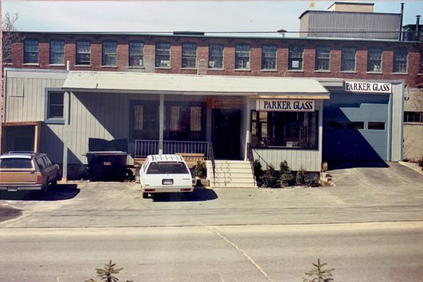 Our building with expanded showroom circa early 90's.