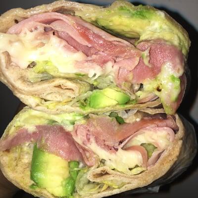 Ham&Swiss Wrap