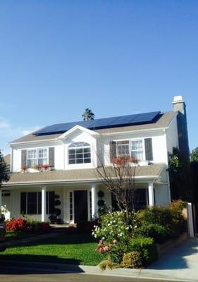 SunPower solar installation in Newport Beach, CA.