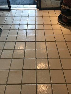 This is a Tile and Grout cleaning and anti slip coating in Melbourne