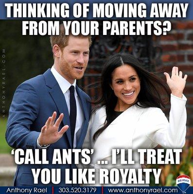 Thinking of moving away from your parents? Anthony Rael will treat you like royalty.