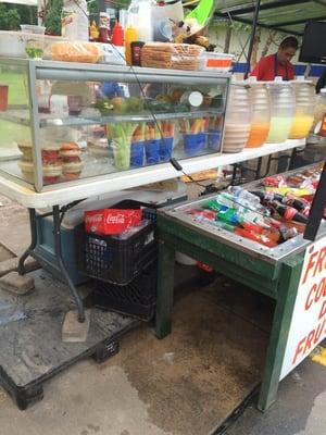 Best tacos de trompo in Houston... Tacos are only a dollar...tortas are $3... Awesome fresh food..in the Raceway parking lot....