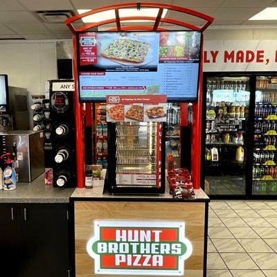 Hunt Brothers Pizza Case at 10 am Sunday