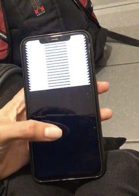 The "fixed" iPhone screen after 4 days