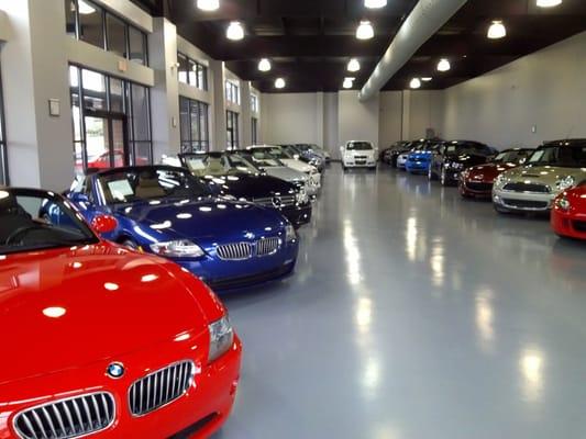 Our showroom holds over 20 vehicles and is climate controlled all year long.