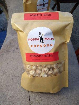 Tomato basil popcorn