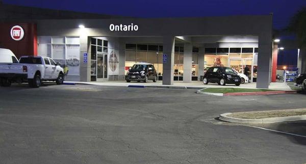 Fiat Ontario LED auto dealership Lighting project