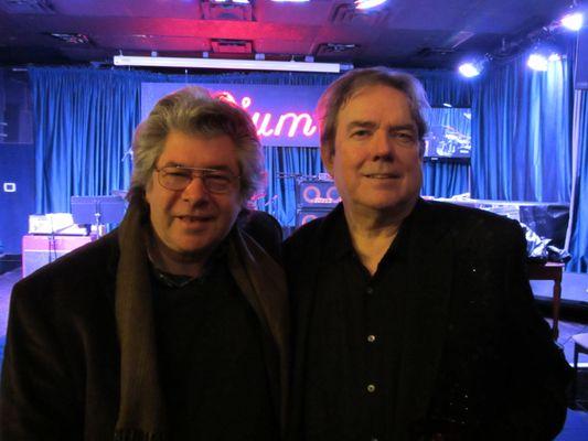 Jimmy Webb with Dennis after show at Iridium. NYC