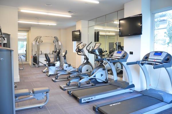 Fully equipped fitness center