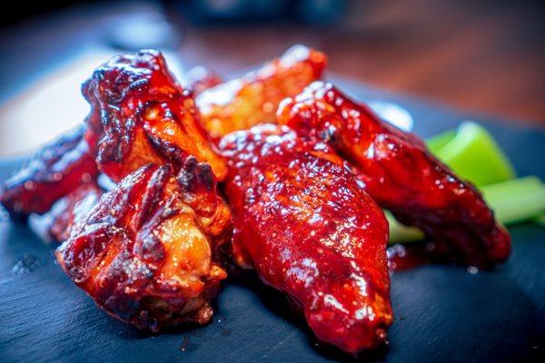 Asian BBQ Smoked Hot Wings