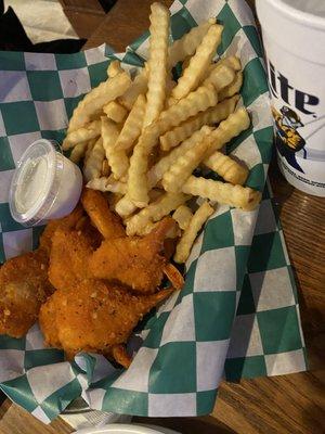 Breaded Buffalo shrimp