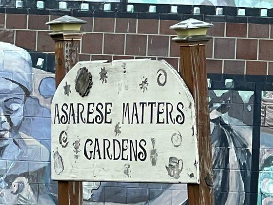 Asarese Matters Gardens Mural