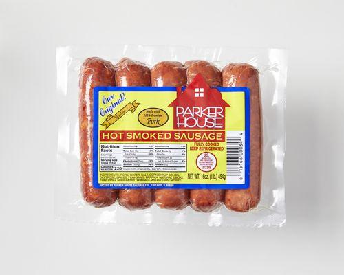 Hot Smoked Sausage (Skinless Casing)