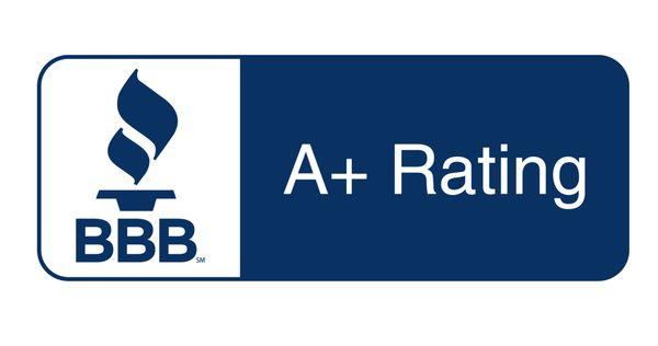 We are BBB Accredited With an A+ Rating.