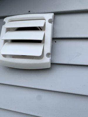 New vent cover, looking beautiful and efficient