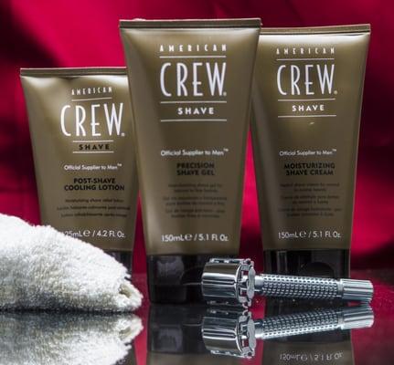 American Crew products used and sold.