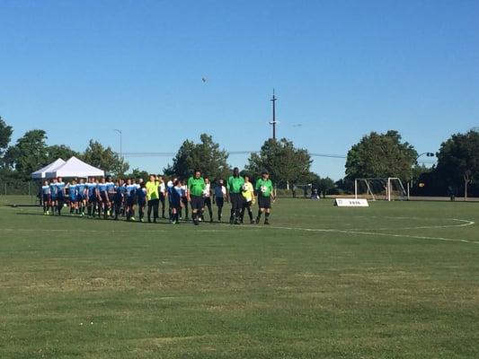 Morning walk on Davis Legacy vs Blues FC