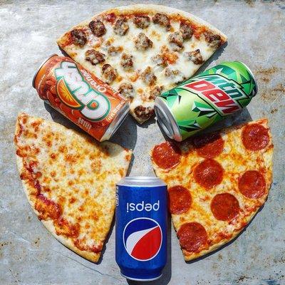 Slice & Sodas available every Friday for lunch!