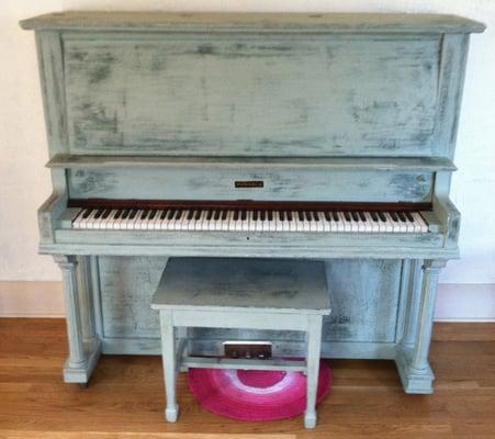 The acoustic piano.