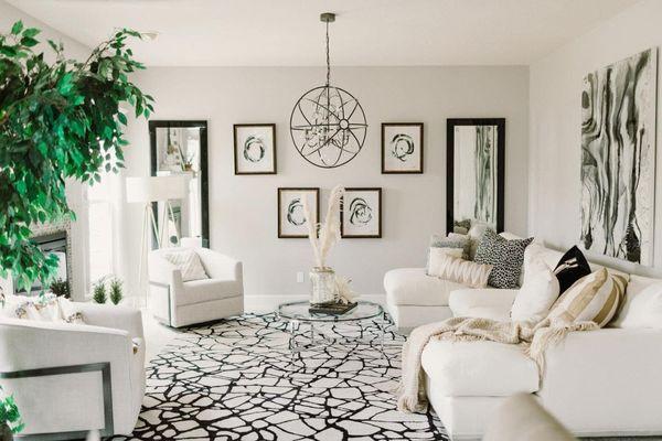 Living room styled by K.Renee