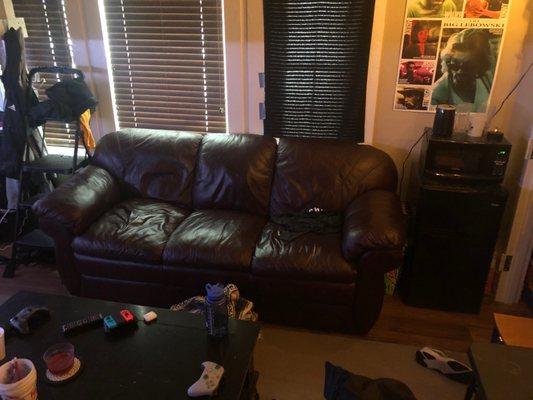 Matt Pinner's couch