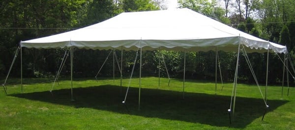 We offer a wide variety of tents and sizes. We offer tents for as low as $180!